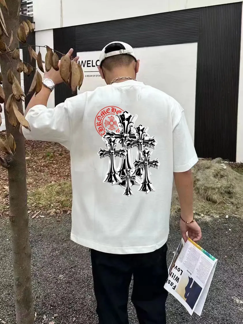[CH ] 2026FW T LOGO Premium 26s Same Style ：Black White Green Size：S M L XL 2XL